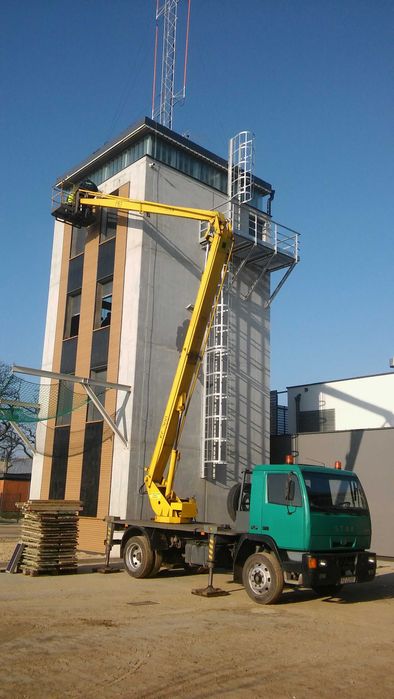 Usługi Podnośnikiem Koszowym Wynajem Zwyżka Podnośnik Wycinka Drzew