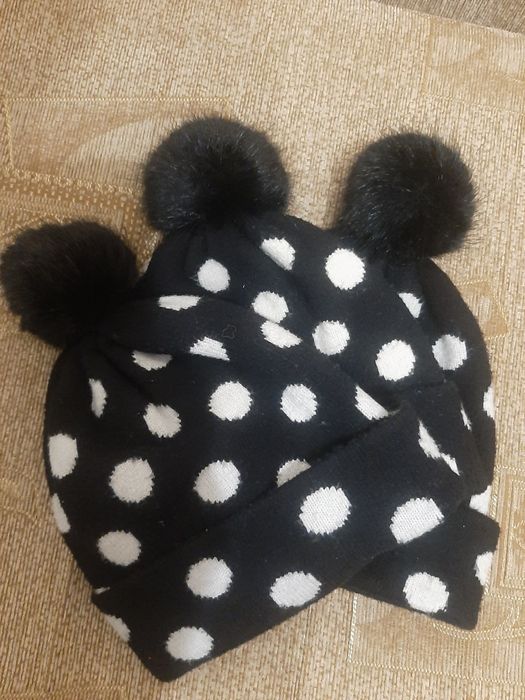 Зимові шапочки 3шт.2-4р,4-8р,8-12р Zara