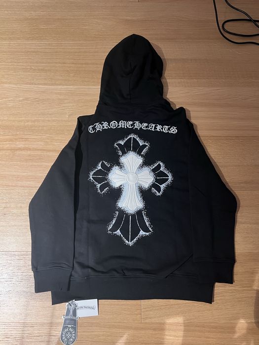 Chrome Hearts Hoodie Cross Black