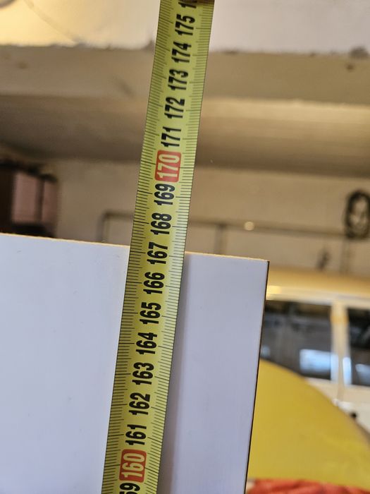 Nowy blat kuchenny 167x60x3,9 cm – biały | PFLEIDERER Duropal