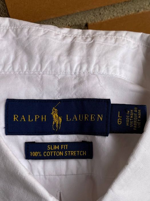 Рубашка Polo Ralph Lauren L біла класична