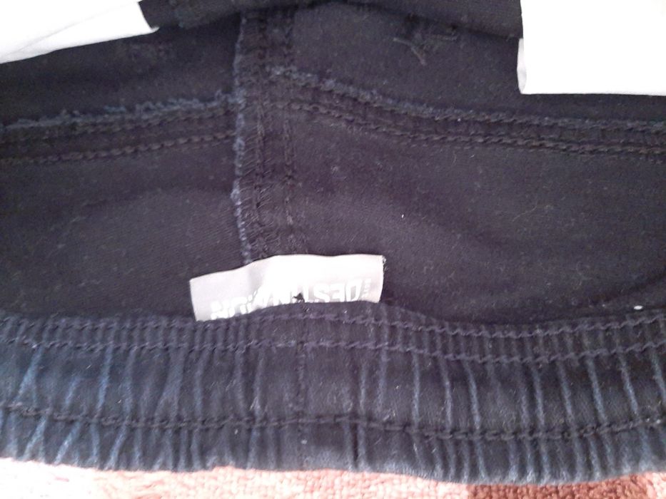 Spodnie bawełniane jak miękki jeans galowe r.140