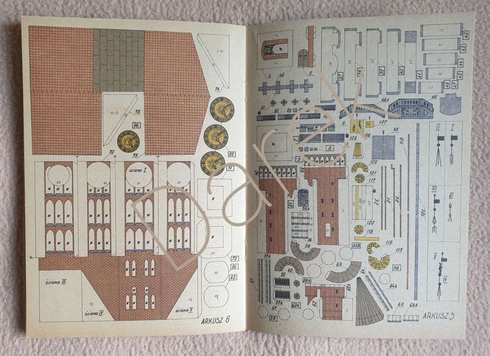 RATUSZ GŁÓWNY w Gdańsku Mały Modelarz 7/1977 MM