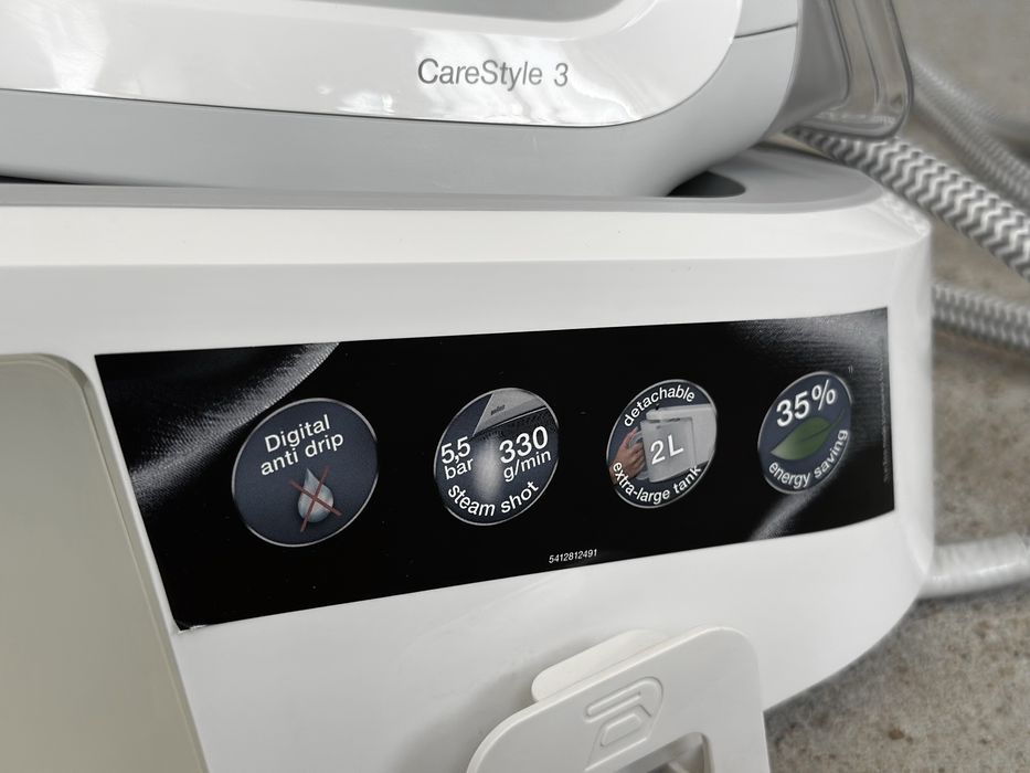 Żelazko Parowe BRAUN iCare CareStyle 3 IS3042WH stacja parowa JAK NOWE
