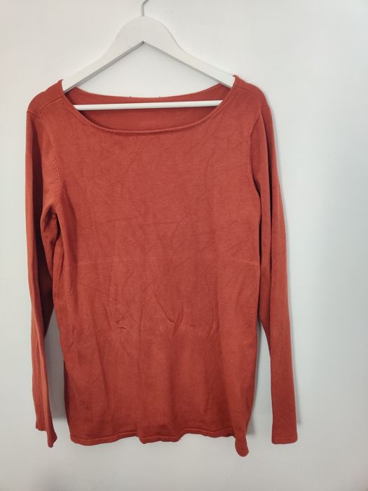 Ceglasta bluzka sweterek L/XL