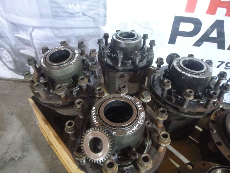 ZWOLNICA Piasta Mercedes Mp1 Mp2 Tarcze 24,5 cm 8x4 6x4 4x2