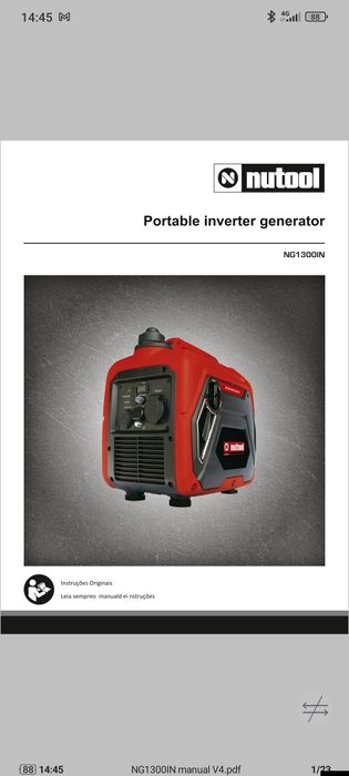Gerador 1kW  portatil