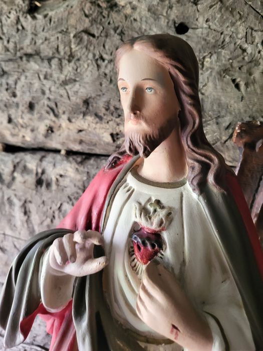 Duża figura Pan Jezus 64 cm Najświętsze Serce