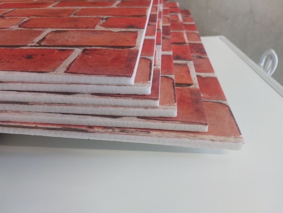 Panele ścienne 3D  Z Efektem Cegły Na Tło Sofy, 120x60 ,6sz
