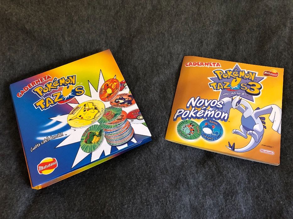 Pokemon - Tazos Coleção Completa Versão 1 e 2