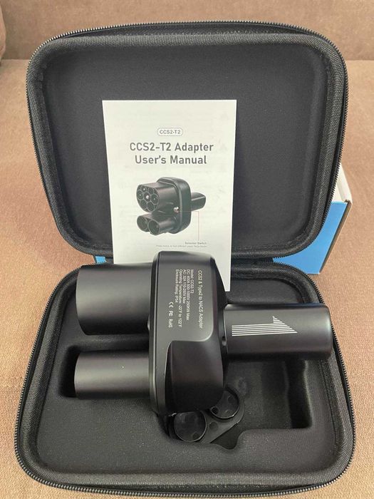 Перехідник CCS Combo 2 + type2 - tesla DC + AC адаптер 400А