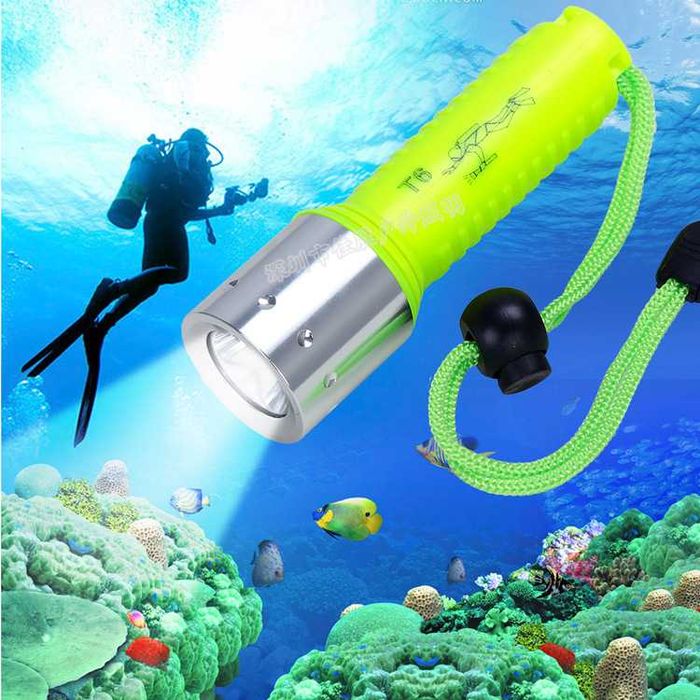 Latarka do nurkowania Q5 LED lampa akumulatorowa