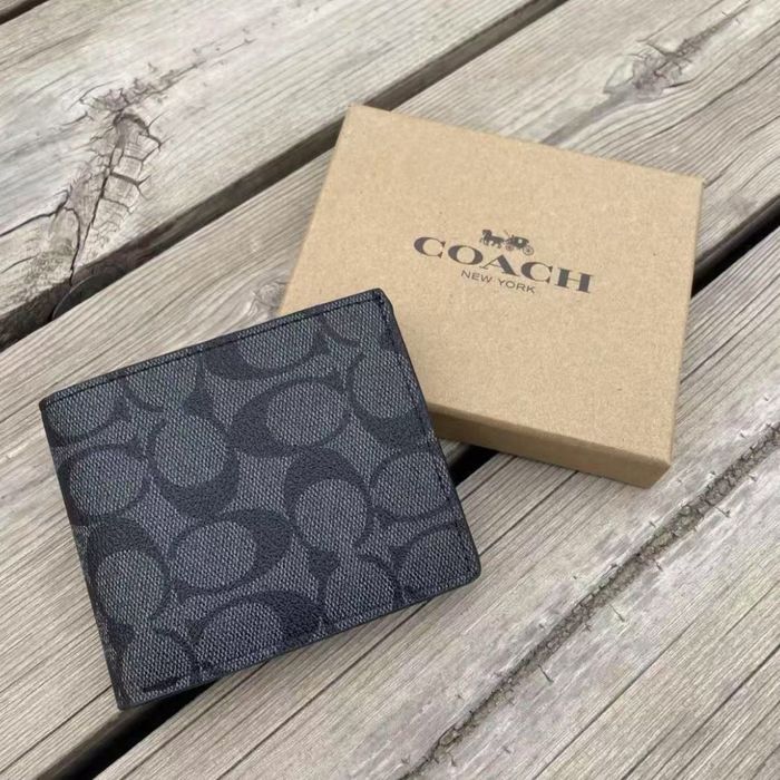 Стильный  мужской кошелек портмоне Coach Коач монограмма