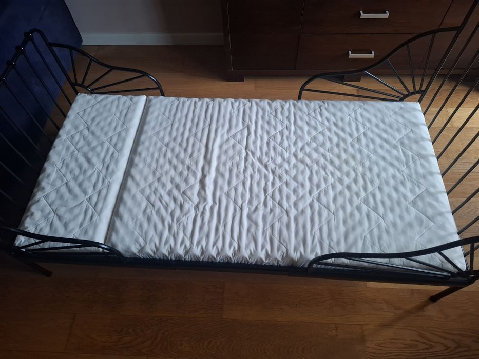 Łóżko IKEA Minnen Rosnące Czarne