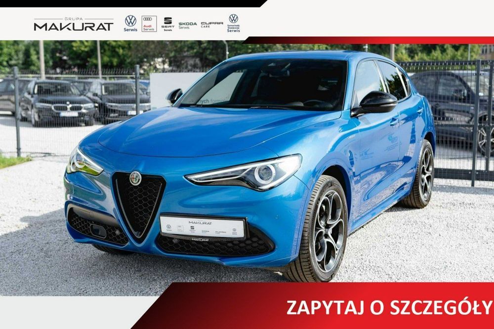 Alfa Romeo Stelvio WJ8414K#2.0 Turbo Veloce Q4 Podgrz.f K.cofania Skóra Salon PL VAT 23%