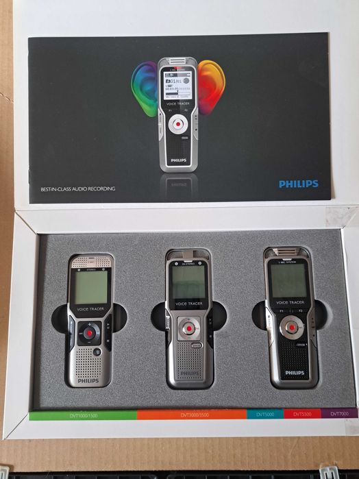 Zestaw dyktafonów Philips