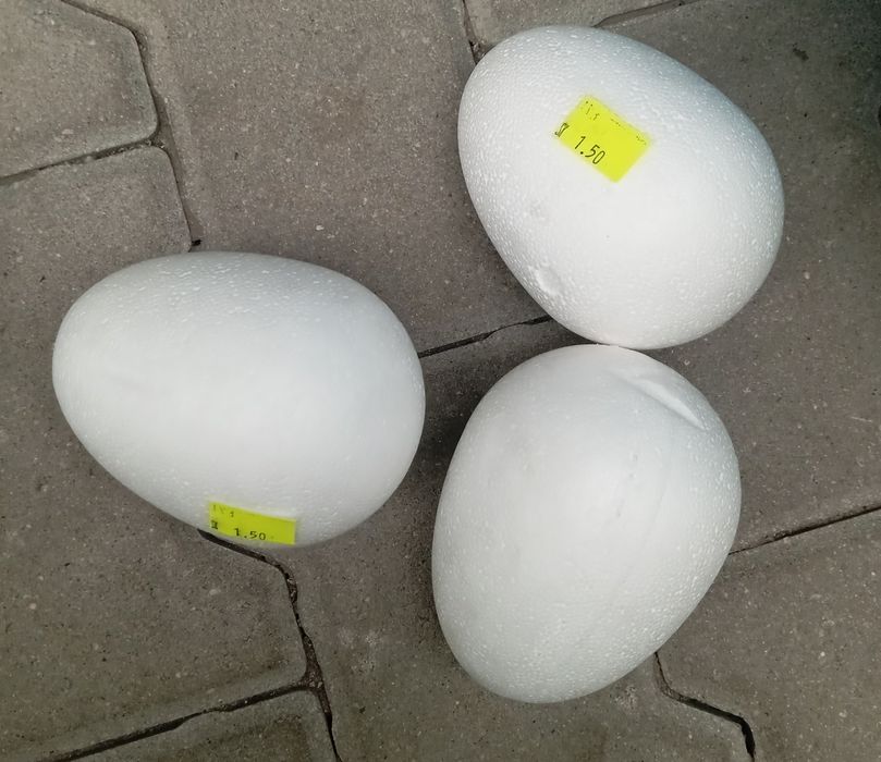 Jajka styropianowe ozdoba do własnej aranżacji