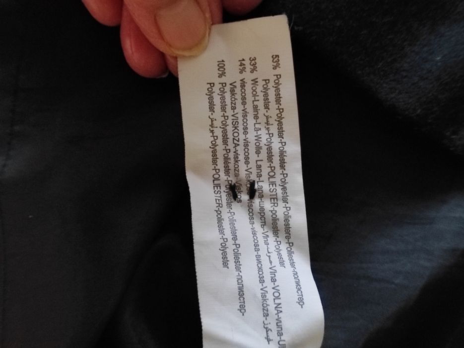 Spódnica z wełną Desigual rozmiar XS