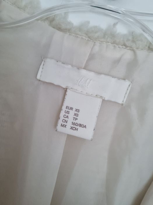 Płaszczyk baranek H&M r. XS/S