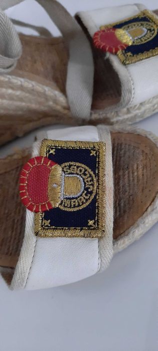 Marc Jacobs 38, sandały na koturnie