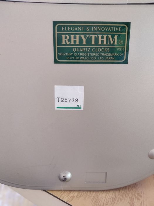 Настольные часы Rhythm, Япония, кварц, маятник