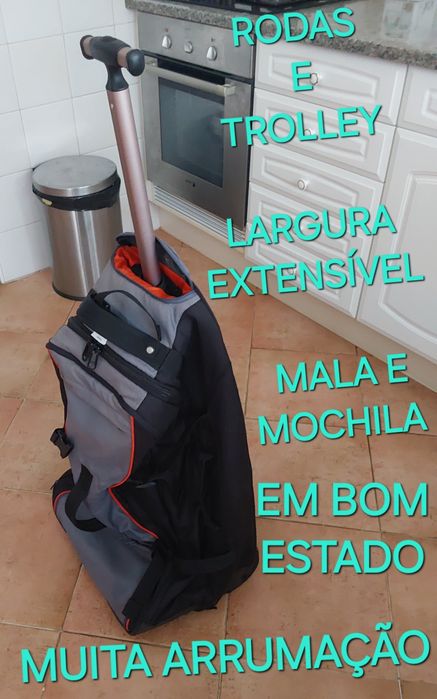 MALA , MOCHILA DE VIAGEM. Férias,Casa,Campismo,Trilho,Mudanças,Quarto.