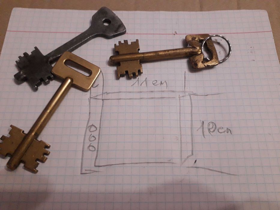 Замок гаражний дверной времен СССР