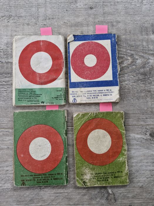 A5029. "Książeczki AUTO STOP" PRL