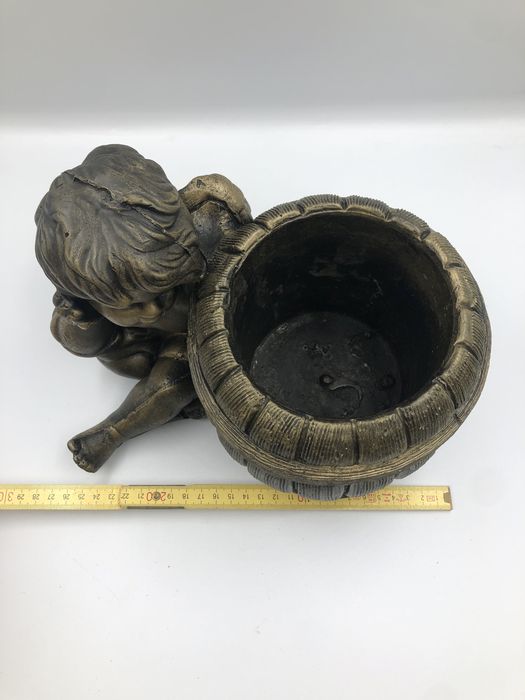 Doniczka gipsowa Anioł