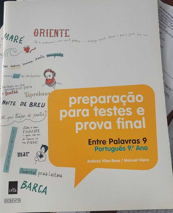 Entre Palavras 9 ano caderno de exercicios