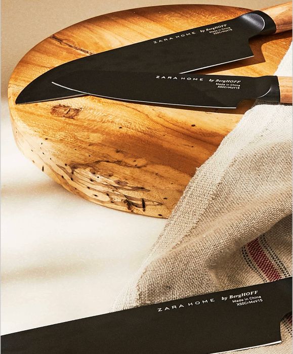 Conjunto de 3 facas de cozinha Zara Home NOVO
