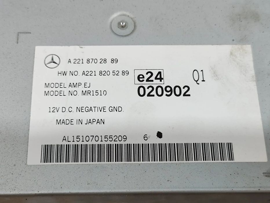 Amplificador Audio Mercedes Benz Class S W221