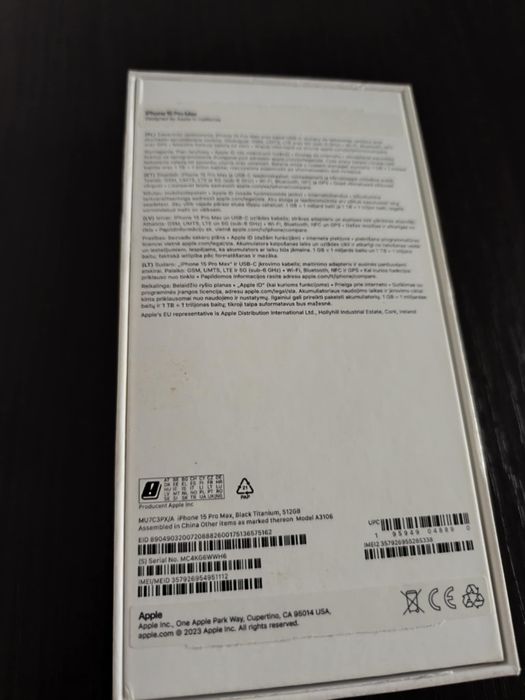 iPhone 15 Pro Max 512 GB.
