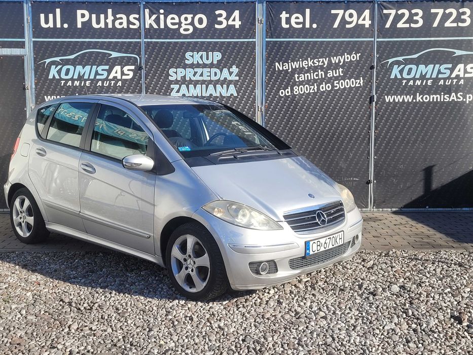 Mercedes Benz A 2.0D 109KM 2006r * el szyby lusterka klima * Bydgoszcz