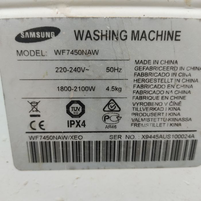 Czesci pralki samsung