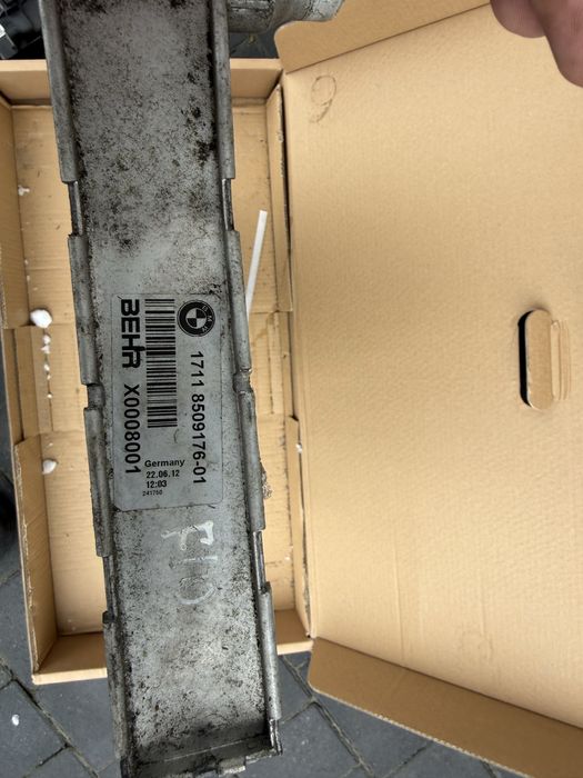 Радіатор охолодження bmw f10 n47n57 2.0-3.0 дизель