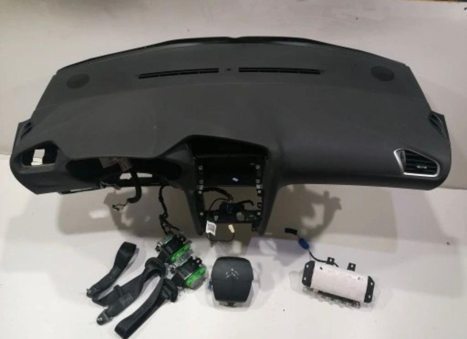 Kit de airbag, tablier e cintos de segurança para Citroën C4 III