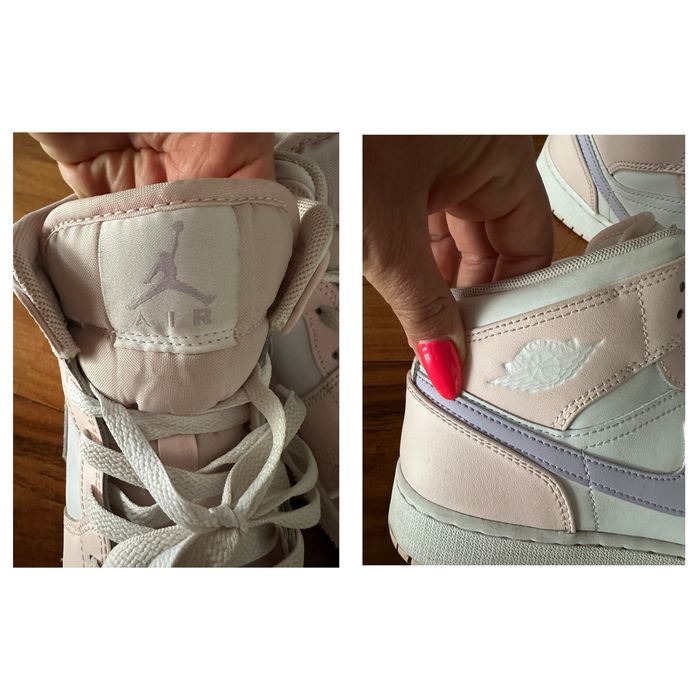 Buty Air Jordan 1 Mid (GS) Różowe
