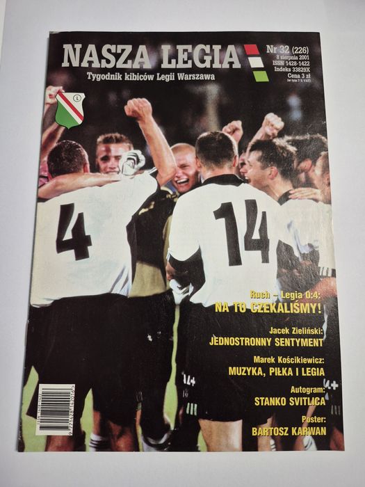 Nasza Legia nr226 rok 2091 nr32 - 1szt