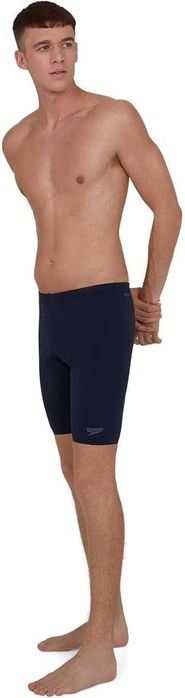 SPEEDO Męskie Kąpielówki Jammer Eco Endurance+ Granatowe M Odporne Na Chlor