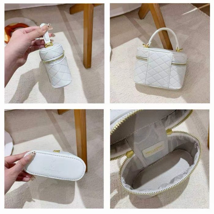 Torebka kuferek YSL Saint laurent beżowy