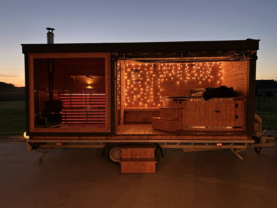 Mobilna Strefa Relaksu na Wynajem(Sauna, Jacuzzi,Balia) Woj.Podlasie