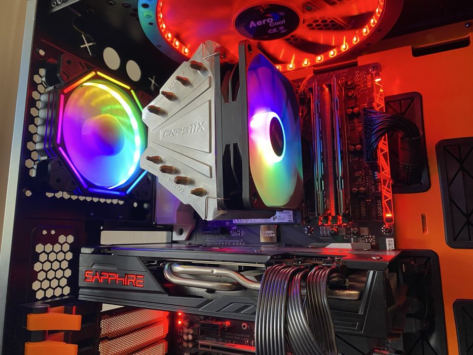Новый Игровой ПК Intel Core I7 7700K | RX 5700 XT 8 gb | 16 gb DDR4 3200 Mhz Идеал