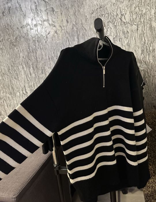 светр полузамок оверсайз