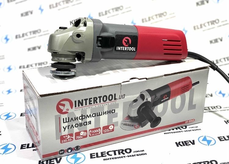 Болгарка INTERTOOL DT-0263 (125 мм) АКЦИЯ !!!
