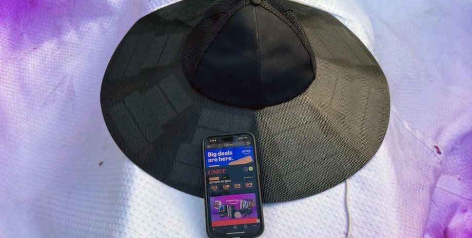 Солнечная батарея -шляпа EcoFlow Power Hat