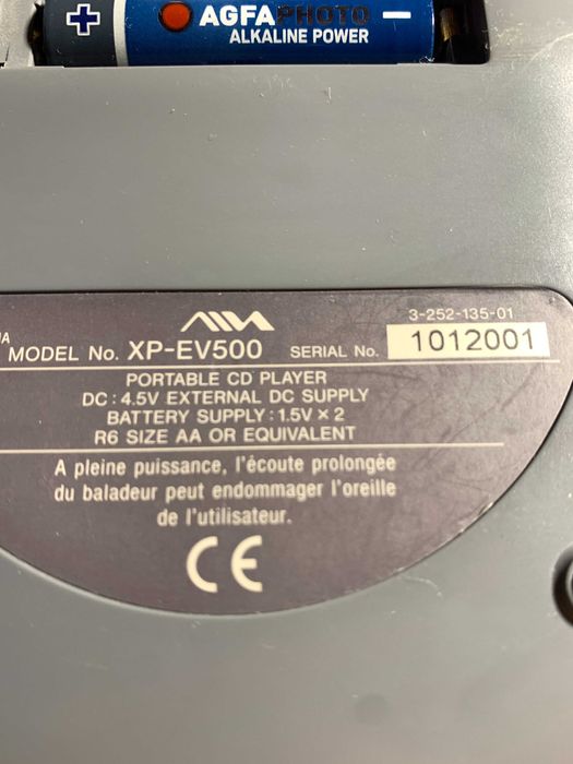 Портативний програвач CD Aiwa XP-EV50