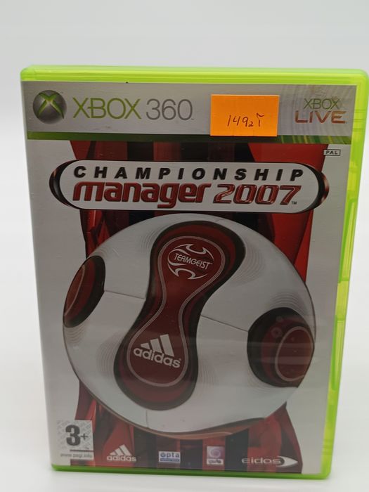 championship manager 2007 xbox 360 pudełkowa