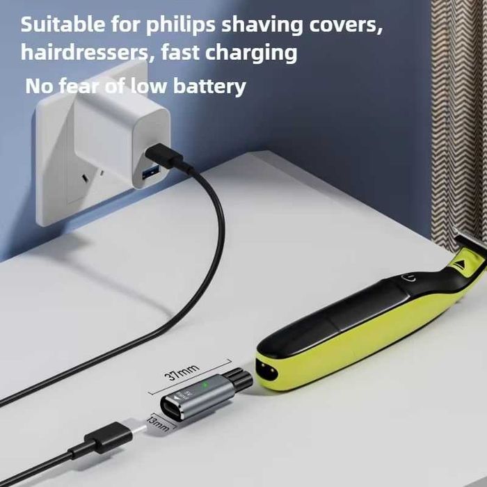 Adapter golarki typu C, 15V HQ8505,  konwerter Philips OneBlade