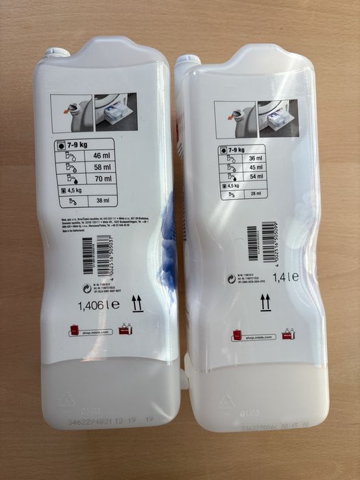 Miele Twin Dos 2 x puste pudełko / pojemnik po detergencie